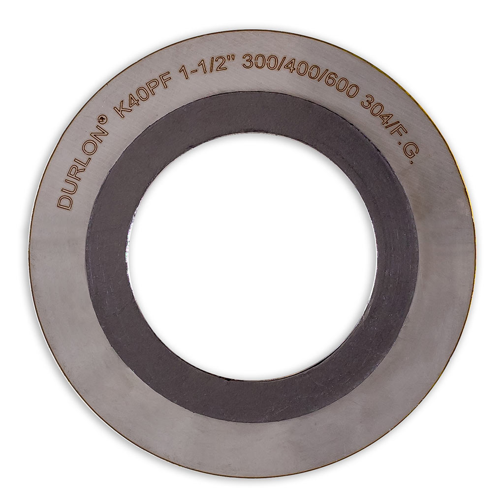 Guarnizione Kammprofile Durlon in acciaio inox e grafite