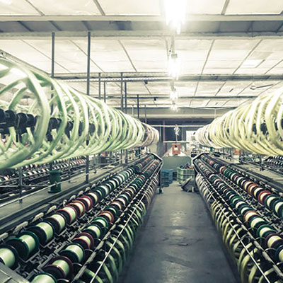 Stabilimento dell’industria tessile