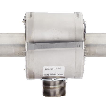 Protezione metallica RAMCO per flange
